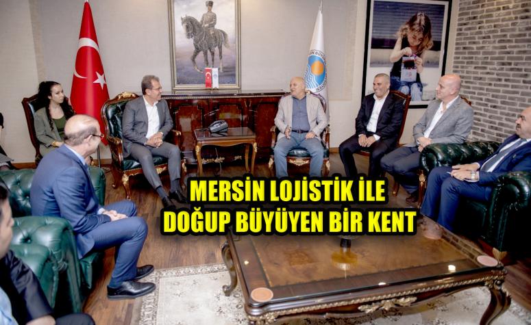 BAŞKAN SEÇER, MTSO BAŞKANI KIZILTAN VE UND MERSİN YÖNETİMİ İLE BİR ARAYA GELDİ