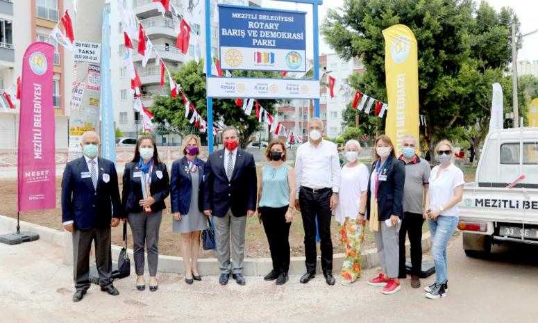 MEZİTLİ’DE BARIŞ VE DEMOKRASİ PARKI AÇILDI