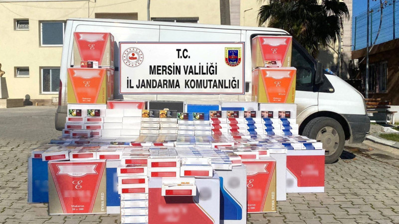 Mersin’de  1 Milyon Adet Makaron Ele Geçirildi