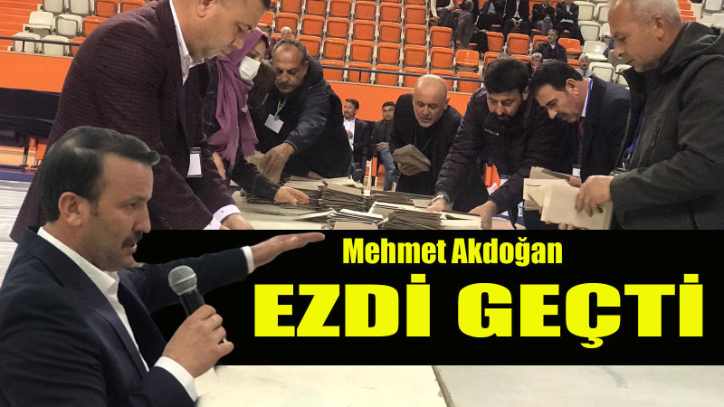 Mehmet Akdoğan Rakibine Büyük Fark Atarak Güven Tazeledi…