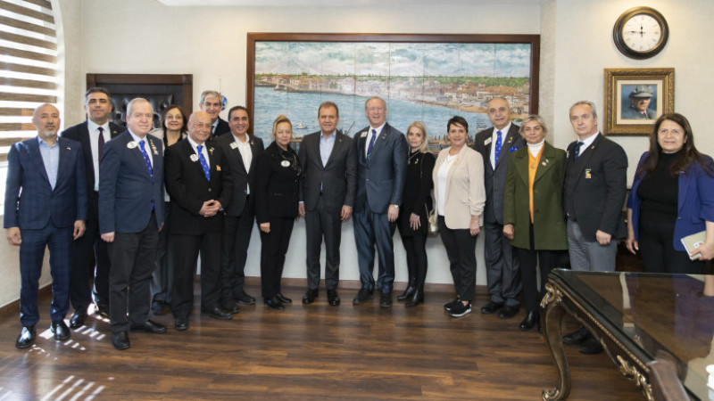 Başkan Seçer, Uluslararası Lıons Kulüpleri Başkanı Sheehan Ve Beraberindeki Heyeti Ağırladı