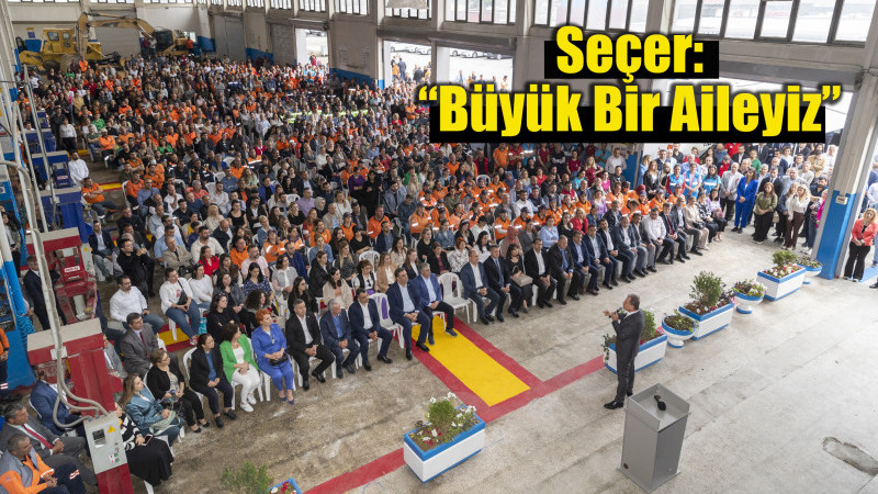 Başkan Seçer, MESKİ Ve Büyükşehir Personeli İle Bayramlaştı 