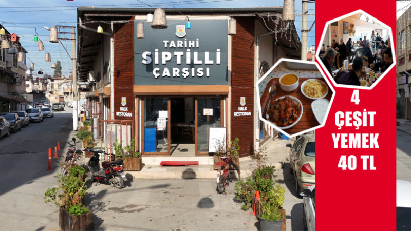 Tarsus’ta Halk Restoran Farkı: 4 Çeşit Yemek 40 TL, Çorba 10 TL