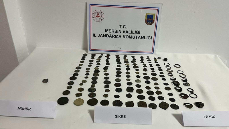 MERSİN’DE TARİHİ ESER KAÇAKÇILIĞI OPERASYONU: 2 GÖZALTI 