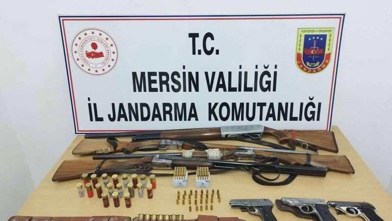 MERSİN'DE SİLAH KAÇAKÇILIĞI OPERASYONU: 1 ŞÜPHELİ GÖZALTINA ALINDI 