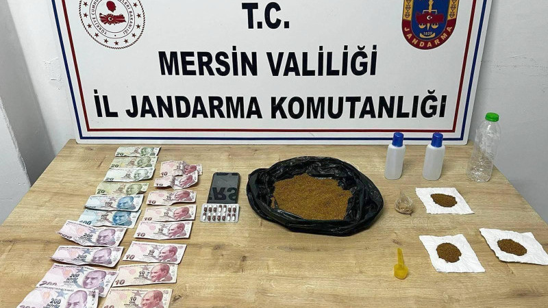 Mersin’de  Uyuşturucu Madde Ticareti yapan  2 Şüpheli yakalandı