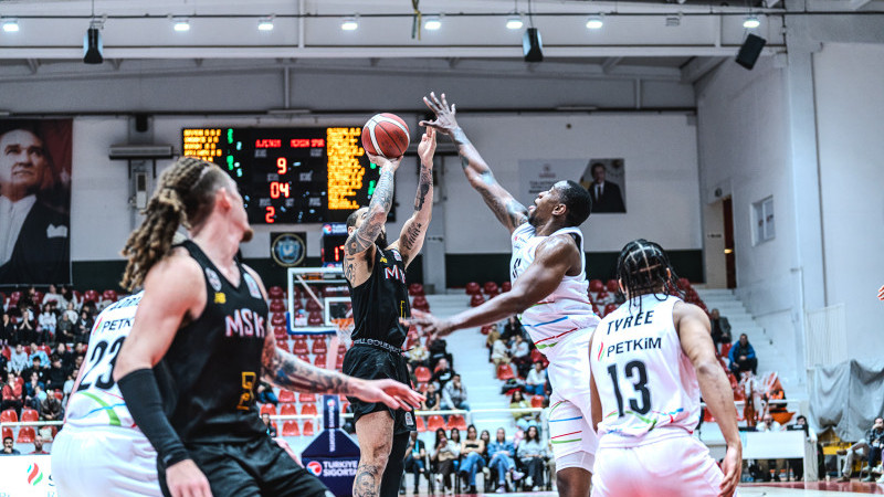 MSK, DEPLASMANDA ALİAĞA PETKİM SPOR’U 77-85 MAĞLUP ETTİ