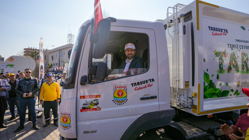 BAŞKAN BOLTAÇ İLE 39 YENİ ARAÇ TARSUS’A KAZANDIRILDI