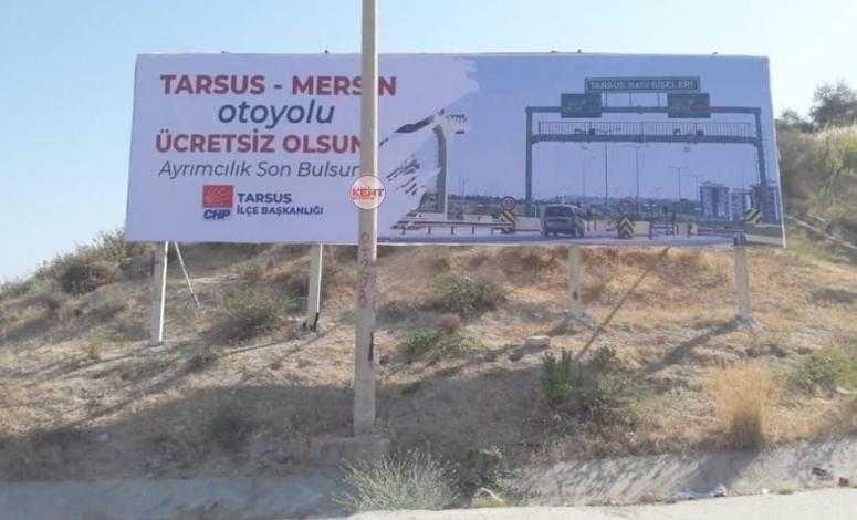 TARSUS CHP’DEN BİLLBOARDLU ÇAĞRI