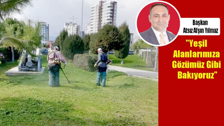 TOROSLAR’DA PARK VE YEŞİL ALANLAR BAKIMDAN GEÇİYOR